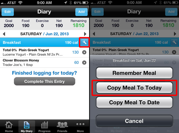 copy meal to today