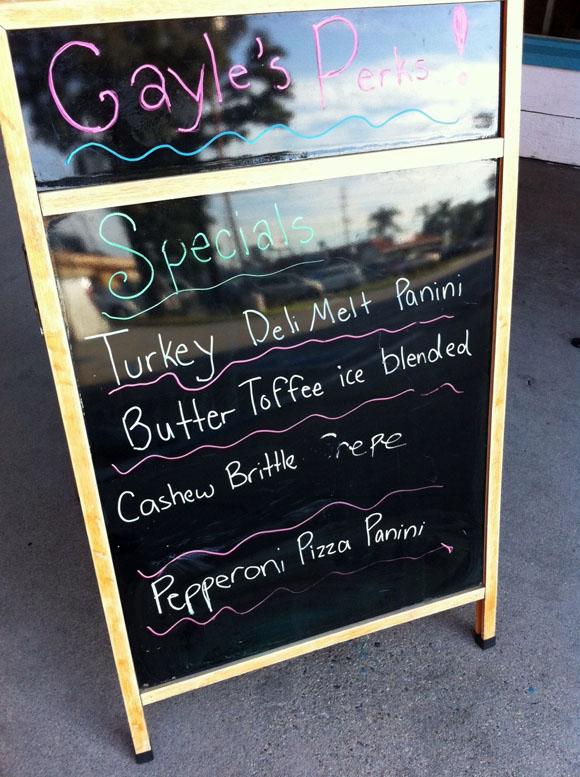 gayle's perks shop specials