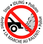 stop idling canada stop idling, arretez!