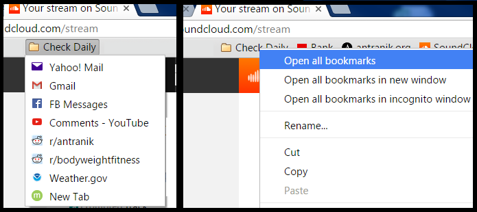 daily bookmarks to check