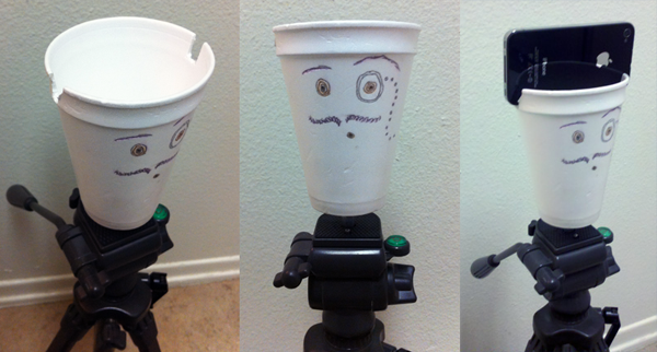 iphone tripod mount faise